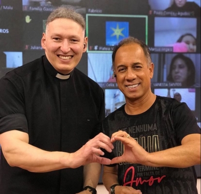 Padre Marcelo Rossi e Dunga